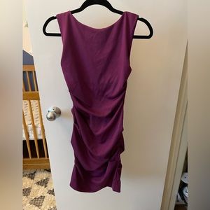 Nicole Miller ruched sheath dress